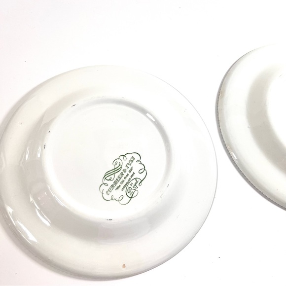 2 Currier & Ives Old Gist Mill Plates - Picture 7 of 8